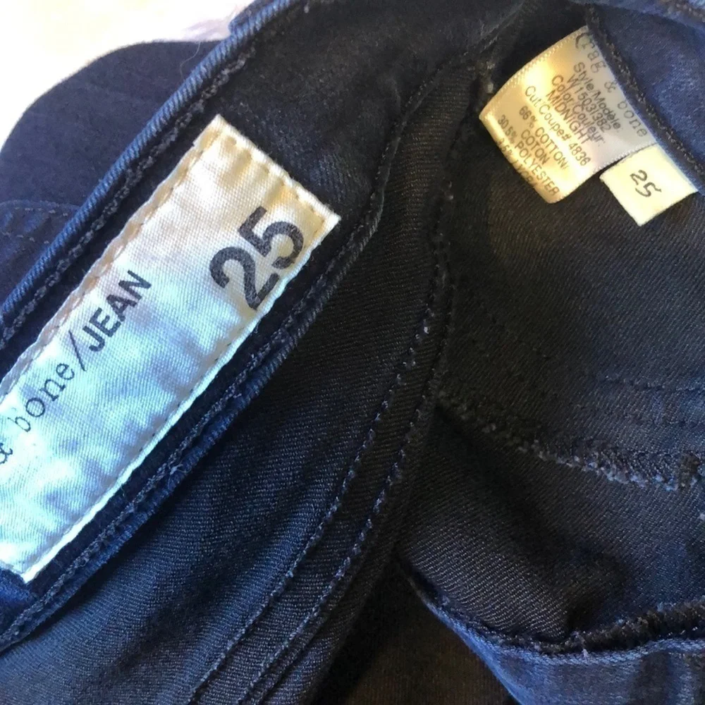 Rag & Bone Legging Jeans in Midnight Size 25